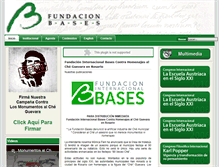Tablet Screenshot of fundacionbases.org